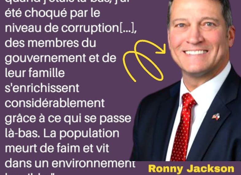 La situation alarmante en RDC : Ronny Jackson…